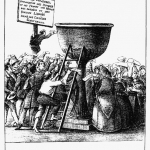 Fig. 37. «Suffrage Universel», in «L’Argus», Bruxelles, 9 avril 1848 (Justus-Liebig-Universität Gießen, Historisches Institut, Lexikon der Revolutions-Iconographie)