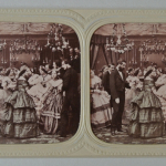 Fig. 2 – Autore anonimo, Il salotto borghese, anni 1860, diapositiva stereoscopica (collezione privata)