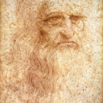 Fig. 07 – Leonardo da Vinci, «Autoritratto», 1512-1515, disegno a sanguigna su carta, 33 × 21,6 cm. (Biblioteca Reale, Torino).
