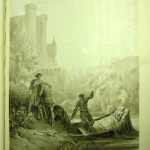 Fig. 03 – Gustave Doré, «La barca funeraria di Elaine», eliografia dal disegno originale per la tavola XXV degli “Idylls of the King”, in “The Story of Elaine illustraed in facsimile from the drawings of Gustave Doré, The text adapted from Sir Thomas Mallory”, Moxon son and Co, London 1871, in-folio (Victoria and Albert Museum, London).