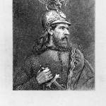 Fig. 10 – «Arthur, from a photography study by Julia M. Cameron», xilografia, 8,6 x. 7,1 cm, in “The Works of Alfred Tennyson”, Cabinet edition in ten volumes, H. S. King., London 1874-1877.