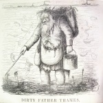 Fig. 7 – «Dirthy Father Thames», in «Punch or The London Charivari», 30 settembre 1848, incisione su legno.