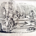 Fig. 19 – «Provvidenze civiche umanitarie», in «Il Don Pirlone», 8 novembre 1848, litografia in penna.