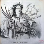 Fig. 30 – Francesco Redenti, «La donna dai quattro dolori», in «Il Fischietto», 13 novembre 1853.