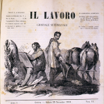 Fig. 17. «Il Lavoro. Giornale settimanale», Genova, 1852