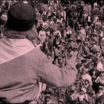Fig. 4 – Garibaldi arringa la folla in una scena del film «I Mille» (Ambrosio, 1912)